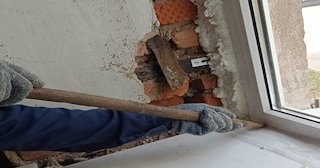 Демонтаж оконных откосов по выгодной цене от 529 руб. в Кизилюрте - Сварной-Кзт
